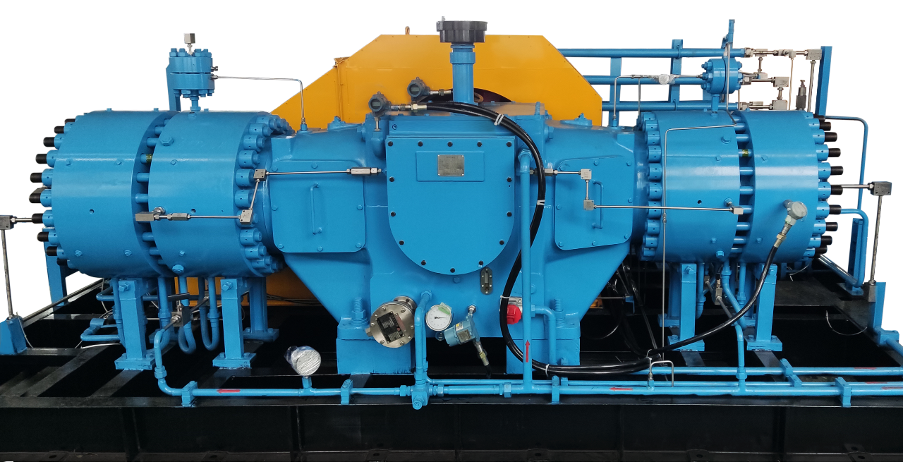 中国首台通过氢气工况运行90mpa大排量加氢站压缩机横空出世